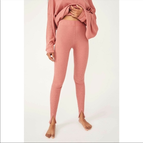 Free People Other - Free People intimately dusty rose early night sleep leggings small